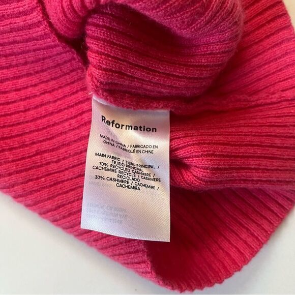 Reformation Benedetta 100% Cashmere Cropped Tank XS - Picture 9 of 11